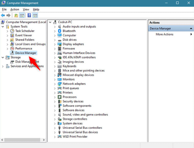 Kiểm tra bằng Device Manager