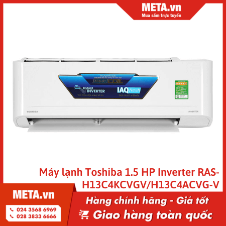 Máy lạnh Toshiba 1.5 HP Inverter RAS-H13C4KCVGV/H13C4ACVG-V