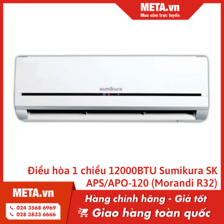 Điều hòa 1 chiều 12000BTU Sumikura SK APS/APO-120 (Morandi R32)