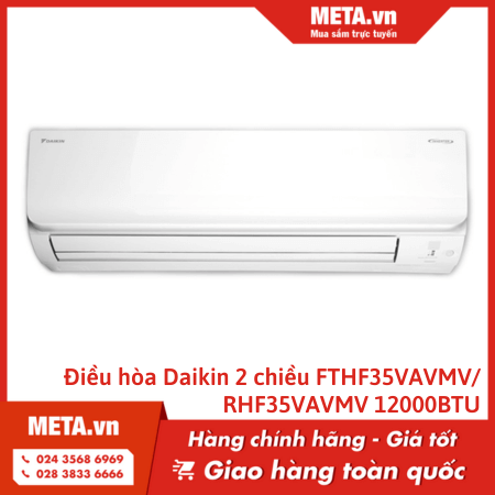 Điều hòa Daikin 2 chiều inverter FTHF35VAVMV/RHF35VAVMV 12000BTU