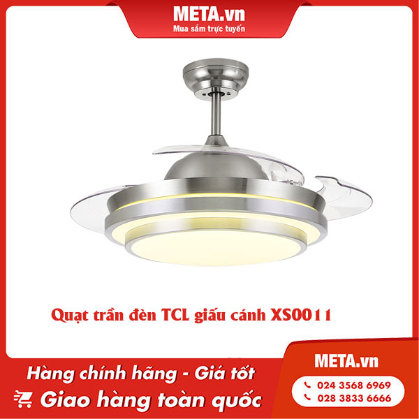 Quạt trần đèn TCL giấu cánh XS0011
