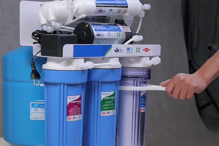 Lõi lọc nước không được thay đúng định kỳ