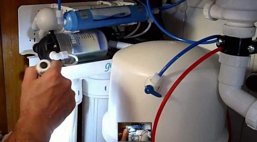 Van thải Flow cốc lọc bị hỏng