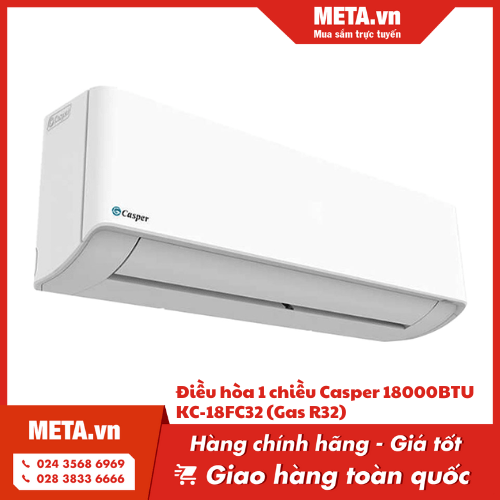 Điều hòa 1 chiều Casper 18.000BTU KC-18FC32 (Gas R32)