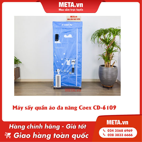 Máy sấy quần áo đa năng Coex CD-6109