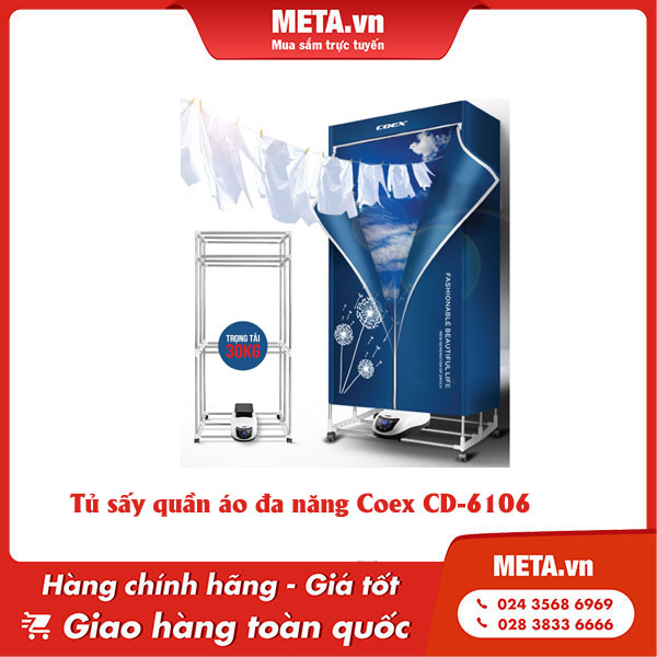 Tủ sấy quần áo đa năng Coex CD-6106