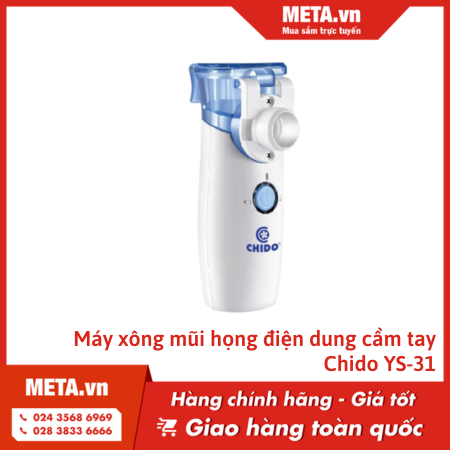 Máy xông mũi họng điện dung cầm tay Chido YS-31