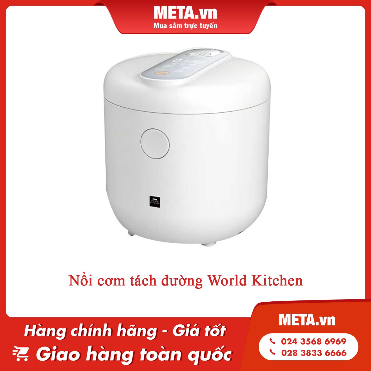 Nồi cơm tách đường World Kitchen