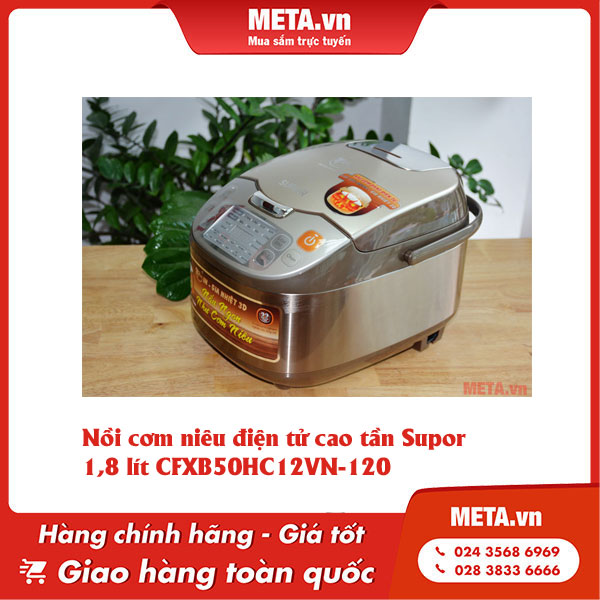 Nồi cơm niêu điện tử cao tần Supor 1,8 lít CFXB50HC12VN-120