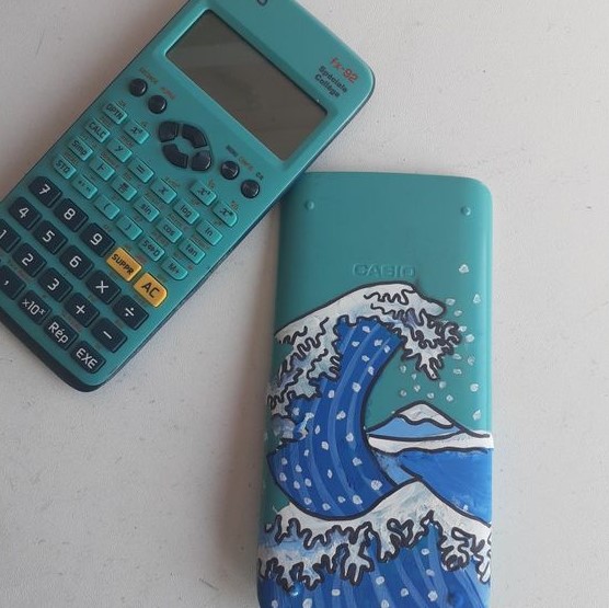 Vẽ trang trí máy tính Casio