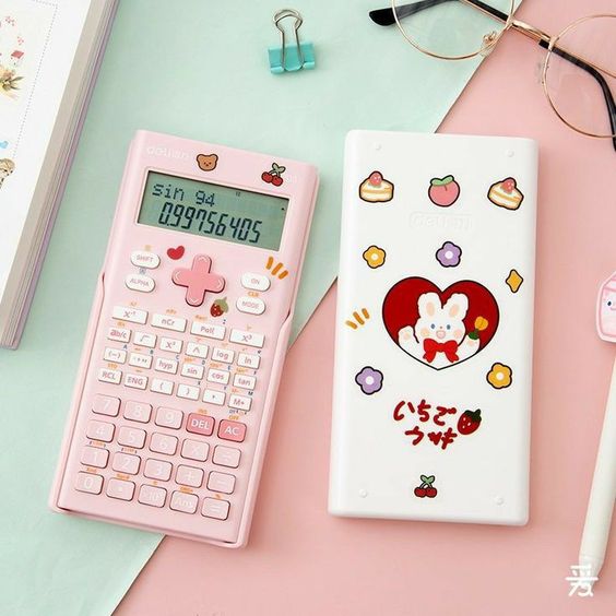 Trang trí máy tính casio bằng sticker
