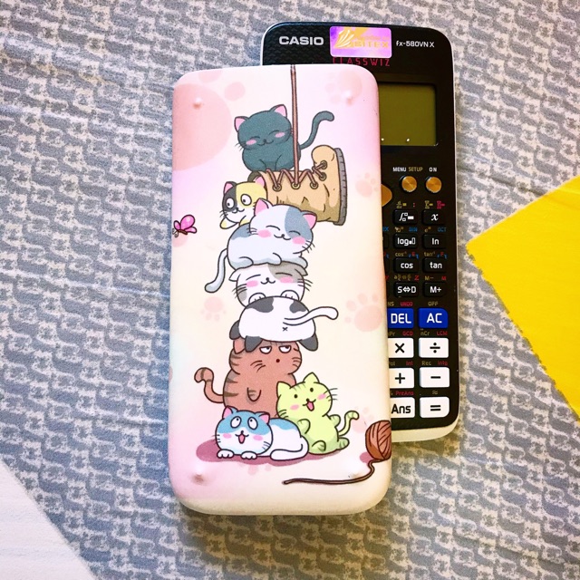Hướng dẫn dán decal máy tính Casio