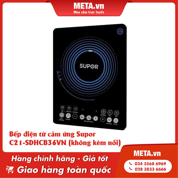 Bếp điện từ cảm ứng Supor C21-SDHCB36VN (không kèm nồi)