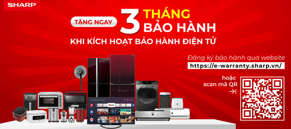 Cách kích hoạt bảo hành điều hòa Sharp qua website