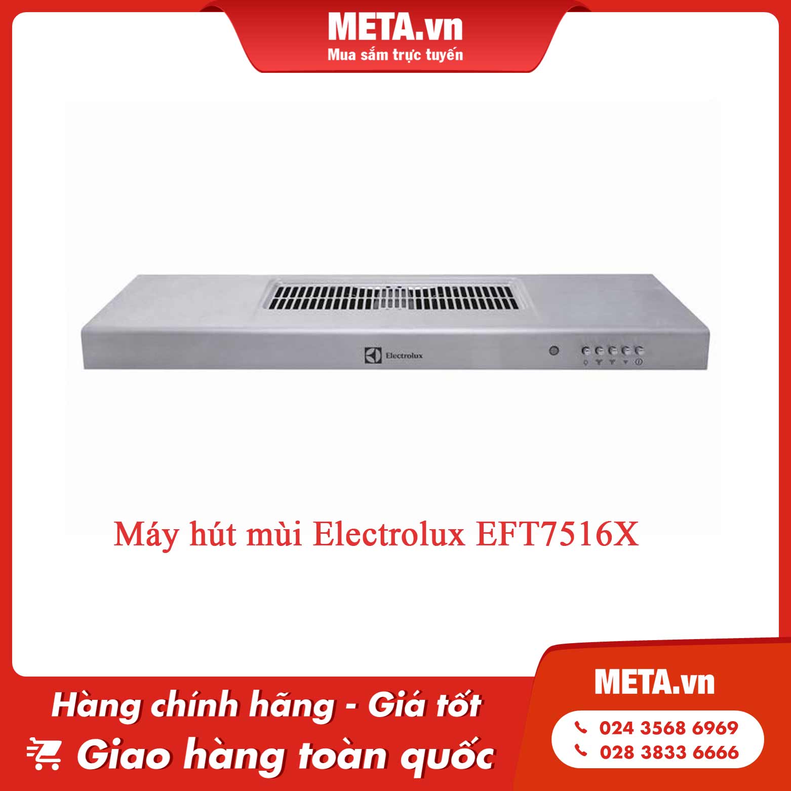 Máy hút mùi Electrolux EFT7516X