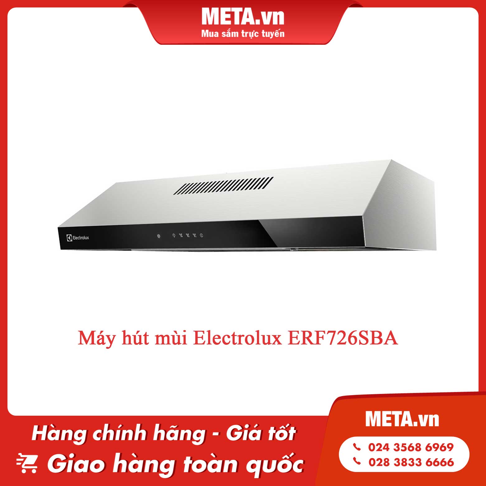 Máy hút mùi Electrolux ERF726SBA