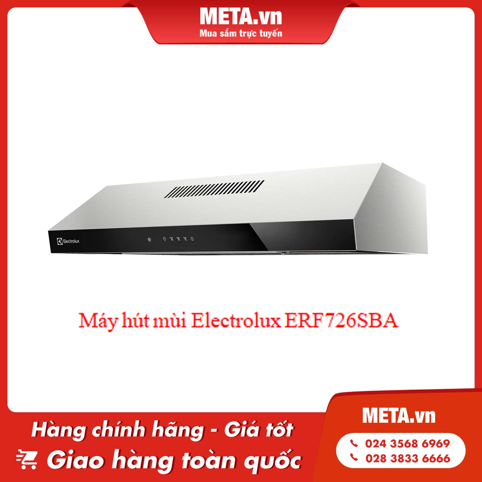 Máy hút mùi Electrolux ERF726SBA