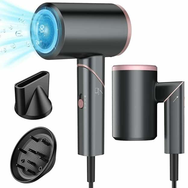 Máy sấy tóc ion 1800W với bộ khuếch tán