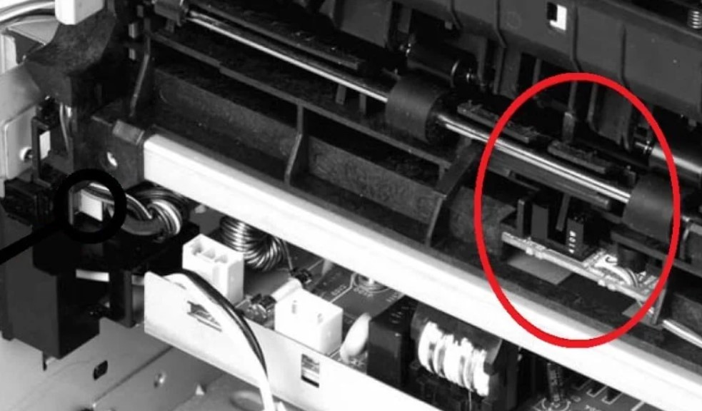 Sửa máy in Canon 2900 báo lỗi không nhận hộp mực