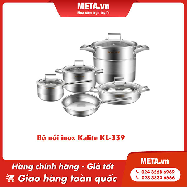 Bộ nồi inox Kalite KL-339