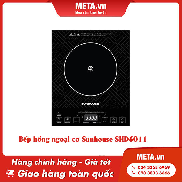 Bếp hồng ngoại cơ Sunhouse SHD6011