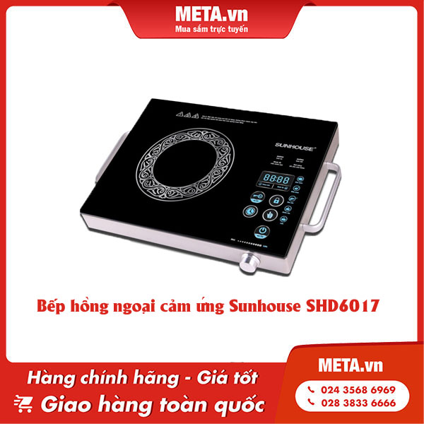 Bếp hồng ngoại cảm ứng Sunhouse SHD6017