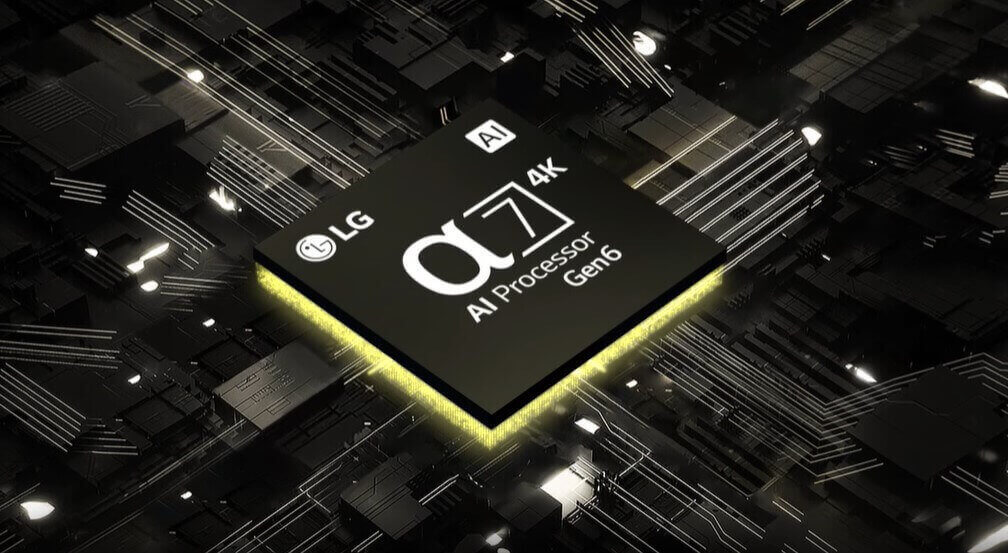 Tivi LG UR8050 được tích hợp bộ xử lý α5 Gen6 AI 4K