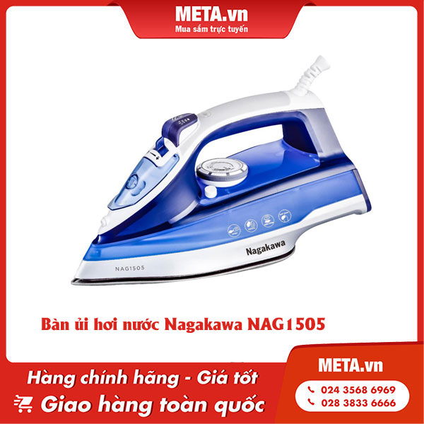 Bàn ủi hơi nước Nagakawa NAG1505