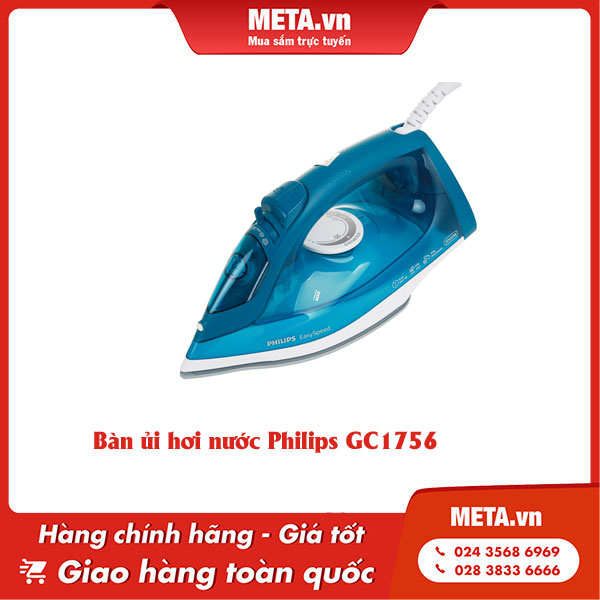 Bàn ủi hơi nước Philips GC1756