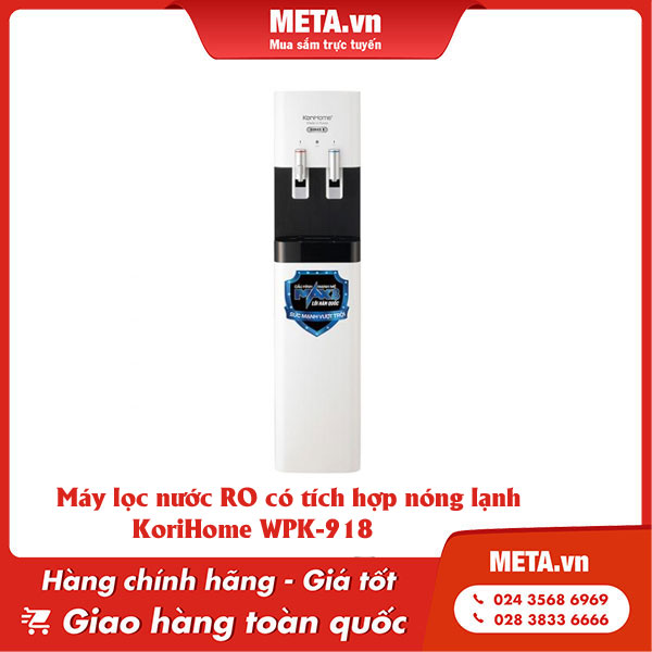 Máy lọc nước RO có tích hợp nóng lạnh KoriHome WPK-918
