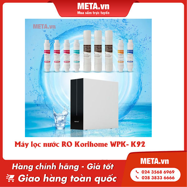 Máy lọc nước RO Korihome WPK- K92