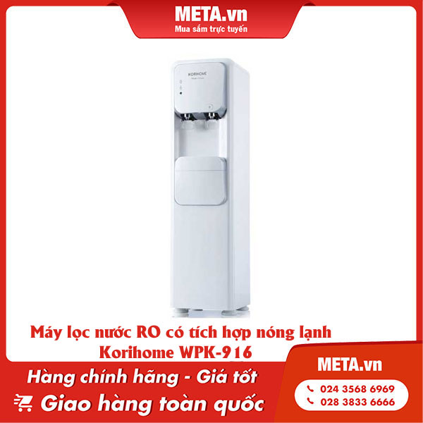Máy lọc nước RO có tích hợp nóng lạnh Korihome WPK-916