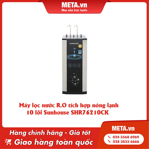 Máy lọc nước nóng lạnh Sunhouse SHR76210CK