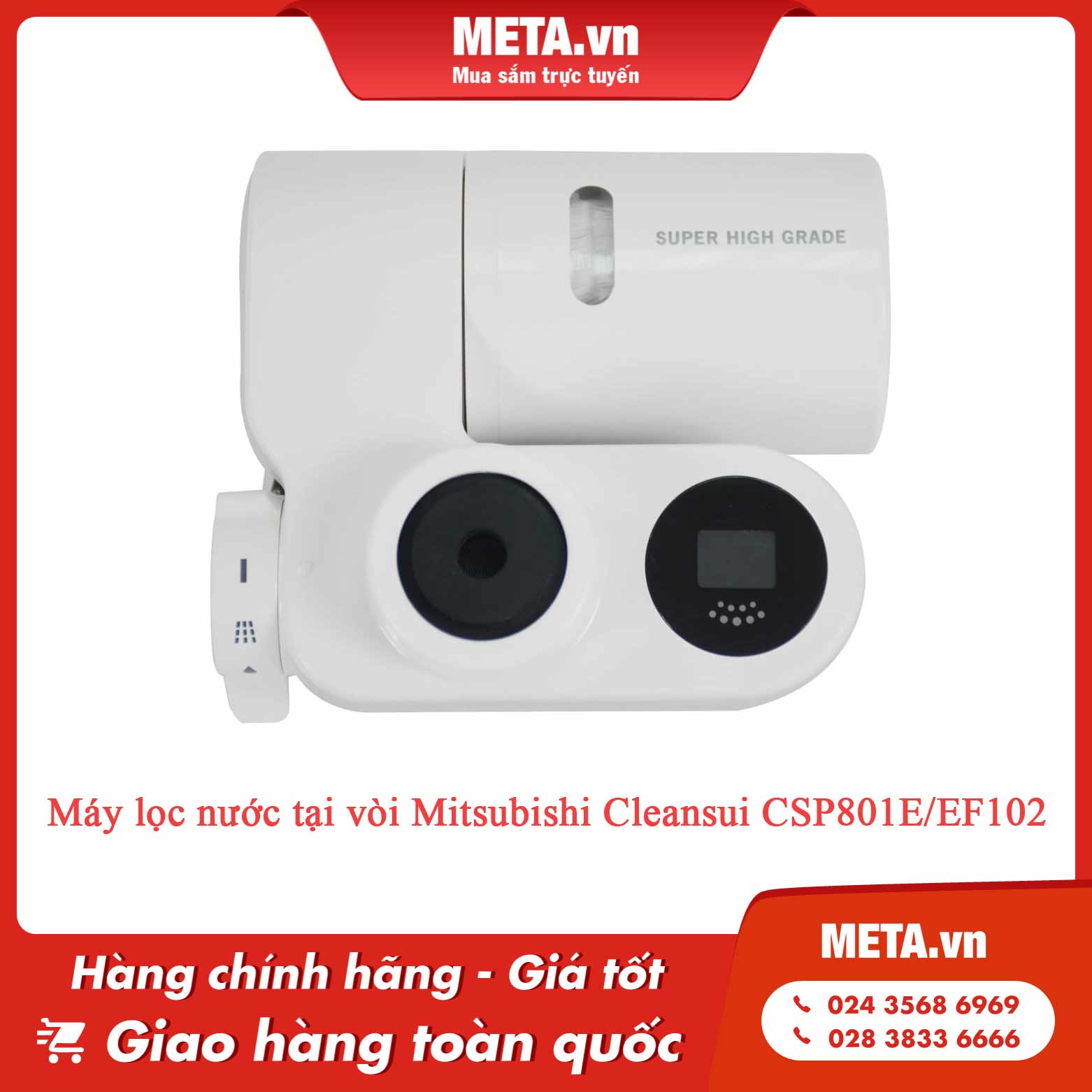 Máy lọc nước tại vòi Mitsubishi Cleansui CSP801E/EF102