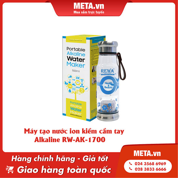 Máy tạo nước ion kiềm cầm tay Alkaline RW-AK-1700