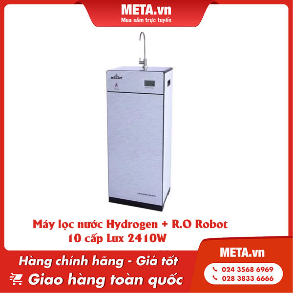 Máy lọc nước Hydrogen + R.O Robot 10 cấp Lux 2410W