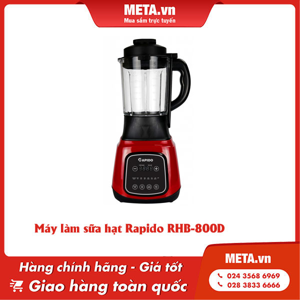 Máy làm sữa hạt Rapido RHB-800D