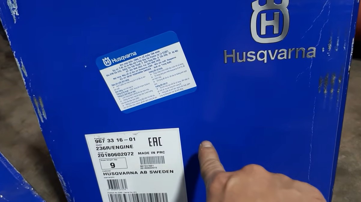 Phân biệt máy cắt cỏ Husqvarna nhái và hàng chính hãng