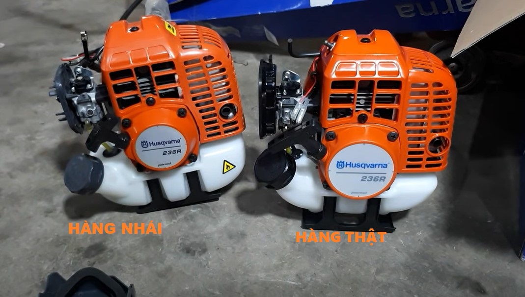 Phân biệt máy cắt cỏ Husqvarna nhái và hàng chính hãng