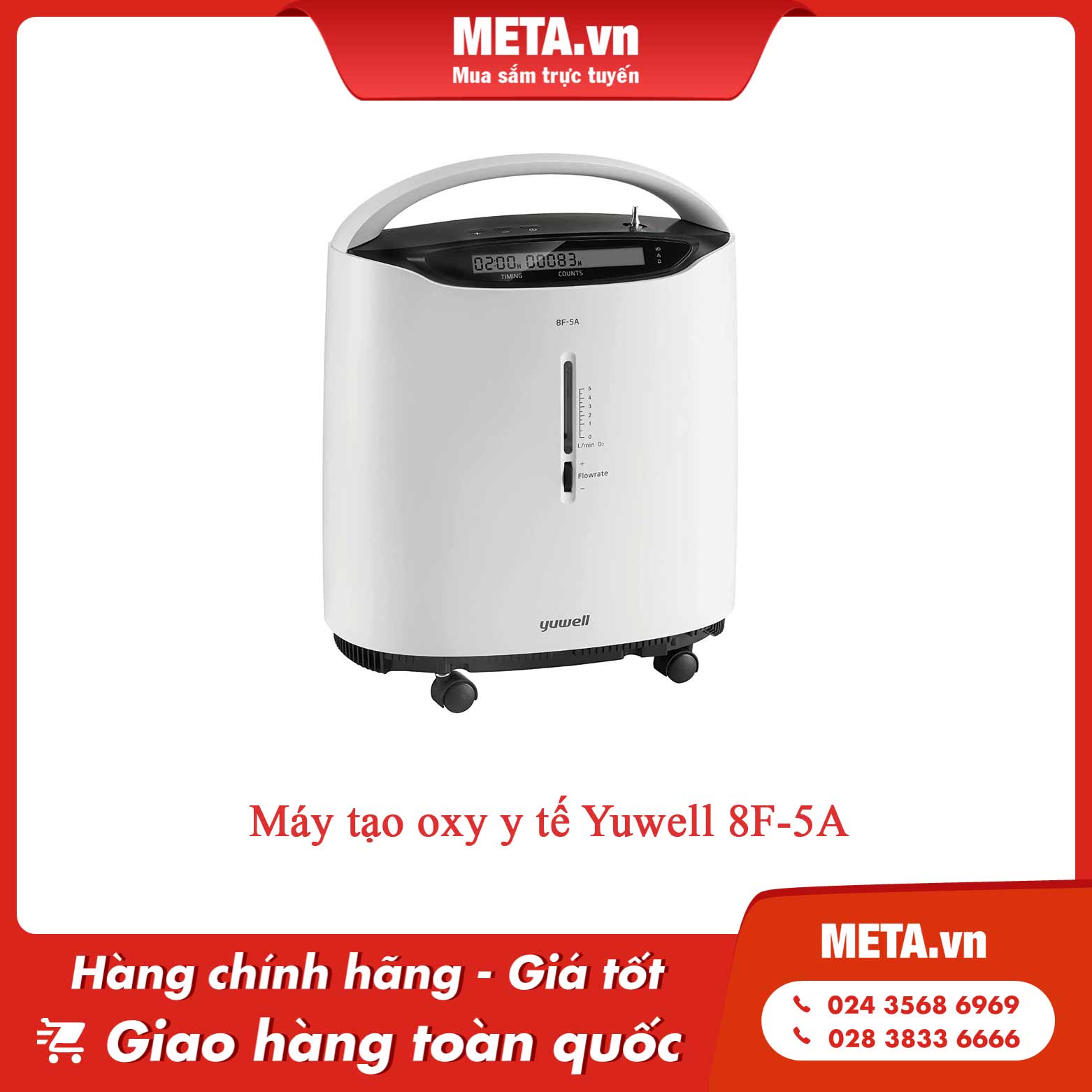 Máy tạo oxy y tế Yuwell 8F-5A