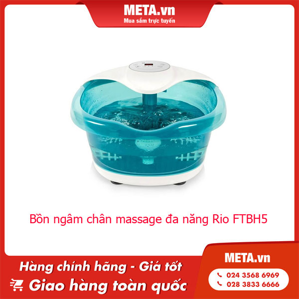 Bồn ngâm chân massage đa năng Rio FTBH5