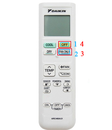 Cách bật - tắt chế độ FAN ONLY trên điều hòa