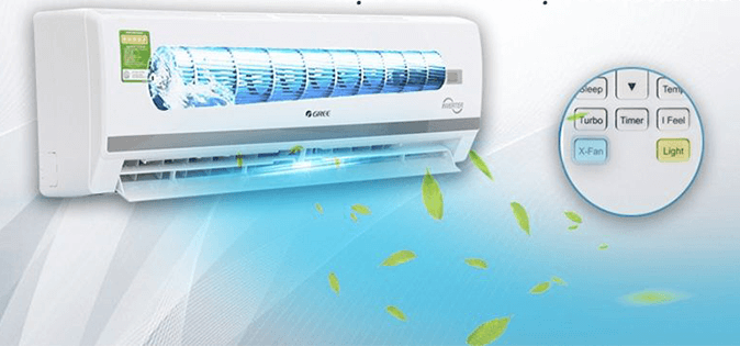 Chế độ X FAN của máy lạnh Gree
