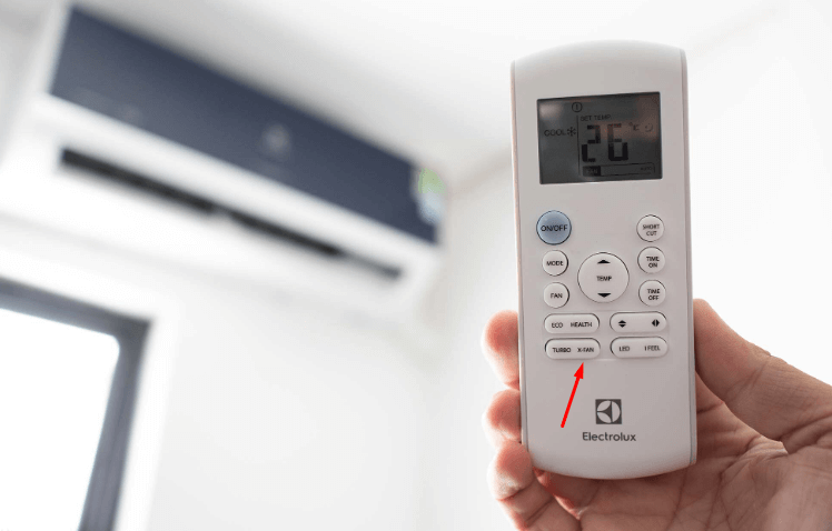 Cách kích hoạt chế độ X FAN trên điều hòa Electrolux