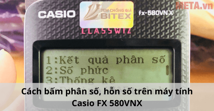 Làm thế nào để chuyển phân số thành hỗn số trên máy tính Casio fx-570?
