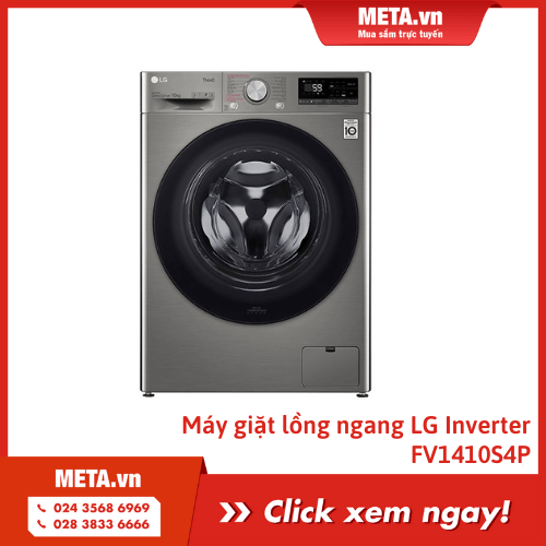 Máy giặt lồng ngang LG Inverter FV1410S4P