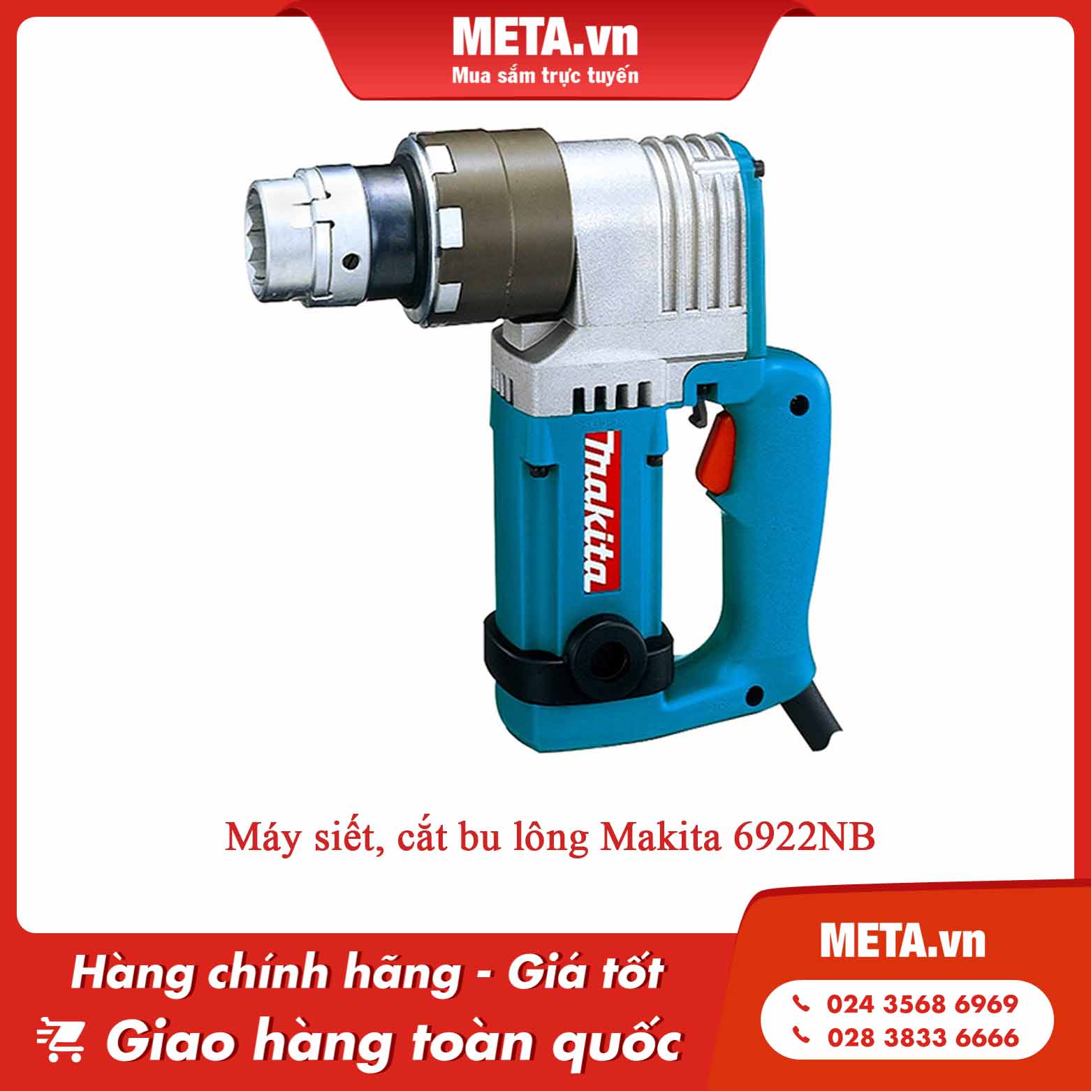 Máy siết, cắt bu lông Makita 6922NB