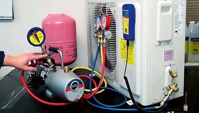 Máy lạnh làm lạnh kém do hết gas