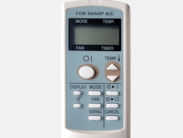 Remote máy lạnh Sharp không hiện số
