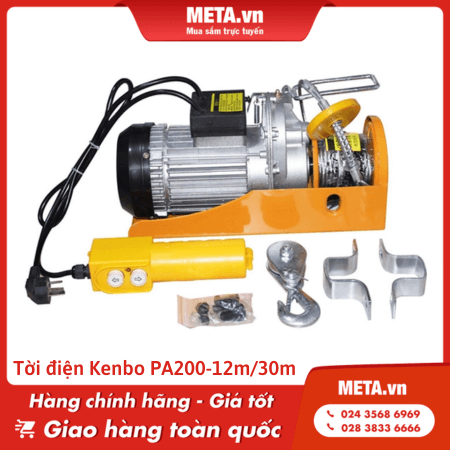 Tời điện Kenbo PA200-12m/30m 220V